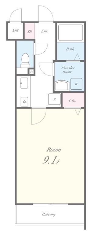 ミリアビタNo.21 間取り図