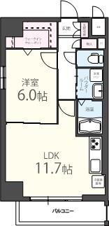 UPWARD 間取り図