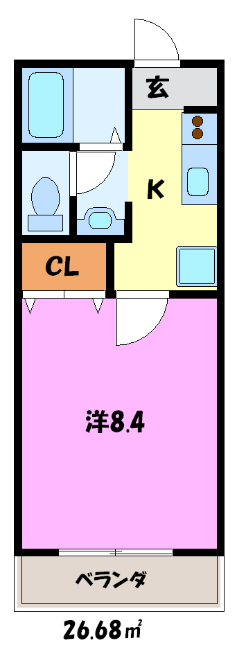 エントピア西堤 間取り図