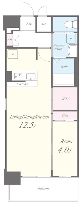 LaCASA玉造 間取り図