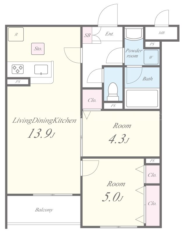 GARDEN COURT A戸田公園 間取り図