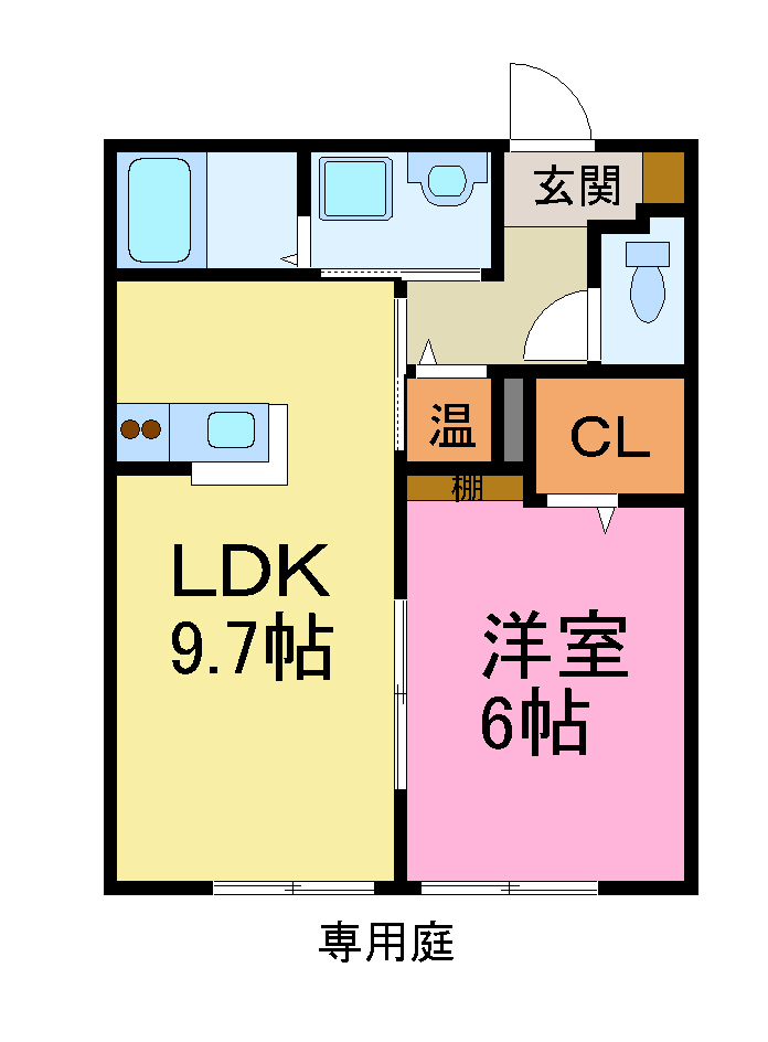 キャトル　セゾン 間取り図