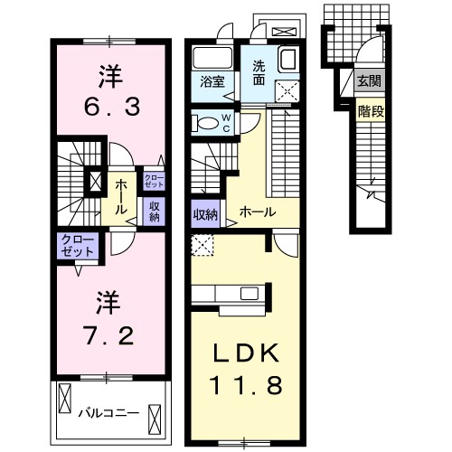 フォンド・ヴィラ 間取り図