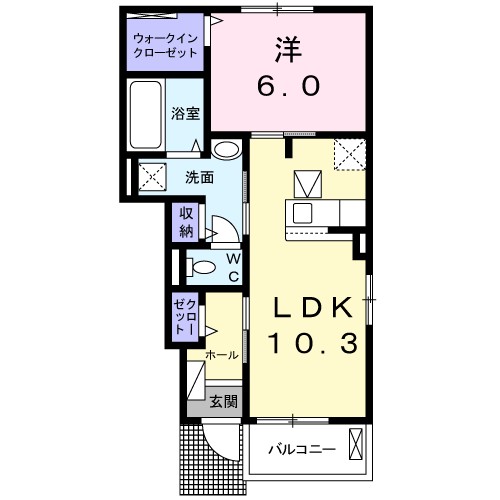 ジェルメコリーヌⅤ 間取り図