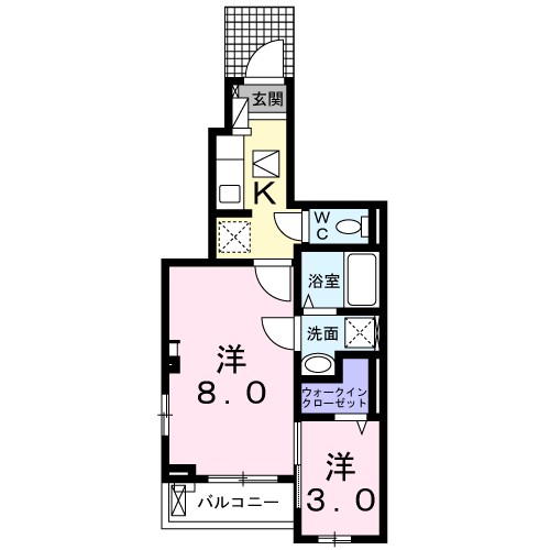 リジエールⅡ 間取り図