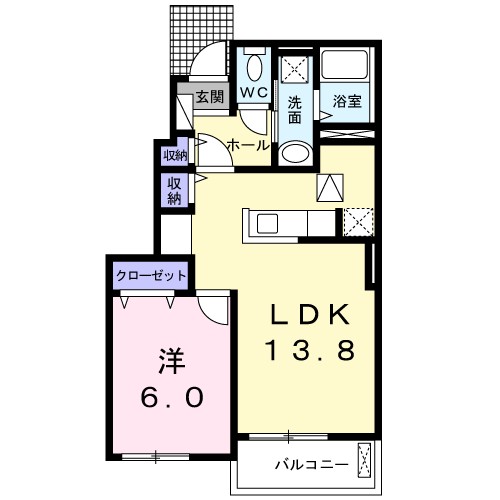 コッティⅠ 間取り図