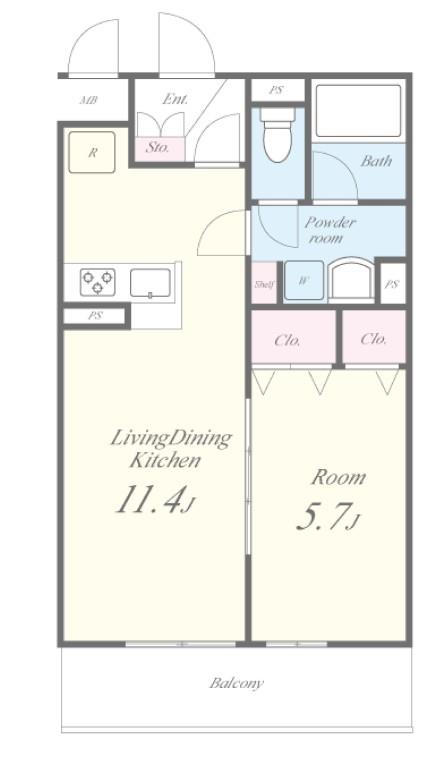 プローシュ 間取り図