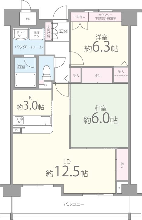 エトワール花園 間取り図