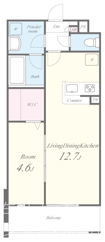 ドミソレイユⅡ 間取り図