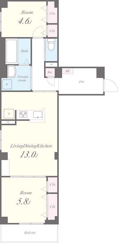 アーク アコルト アヤセ 間取り図