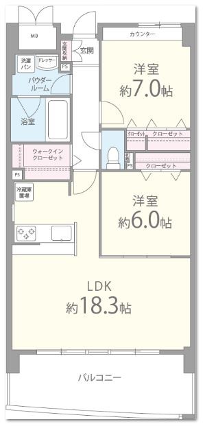 ソレイユセンリ 間取り図