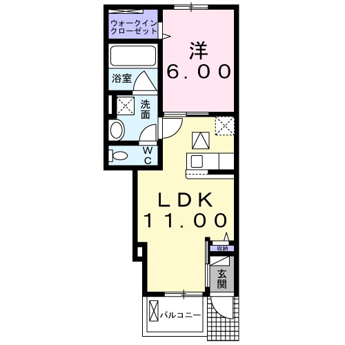 パール・トゥ・シャイン恵梨 間取り図