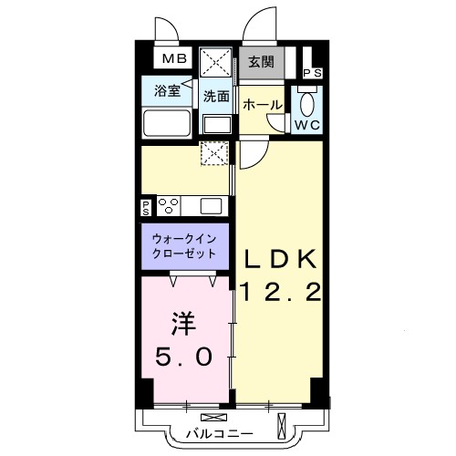 アプリコット　こさか 間取り図