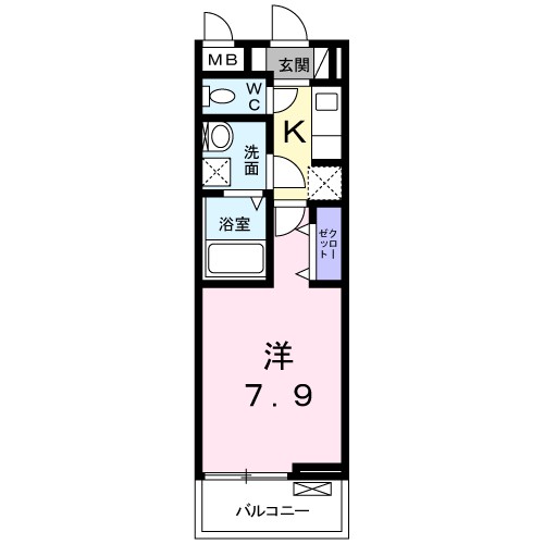 ｅｃＬｏｒｅ　Ⅱ 間取り図