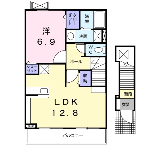 クリスタルガーデン　リリー 間取り図