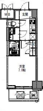 S-RESIDENCE高井田Central 間取り図