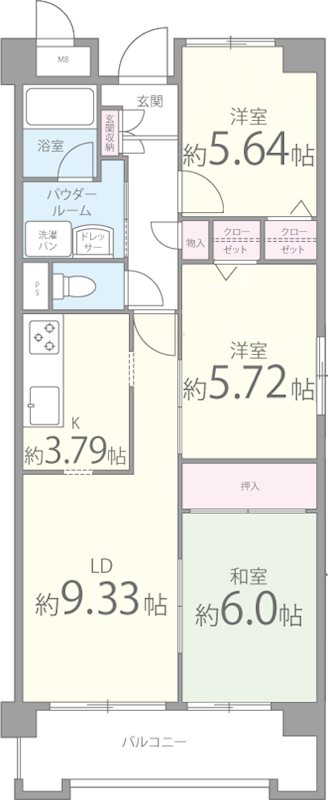 大井路 間取り図