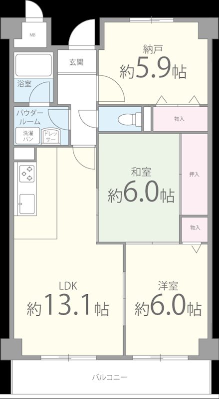 ハイアットプレイス 間取り図