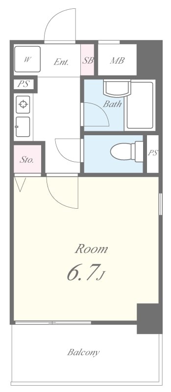 サンイースト江坂 間取り図