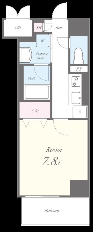 Sector Port 0904号室 間取り