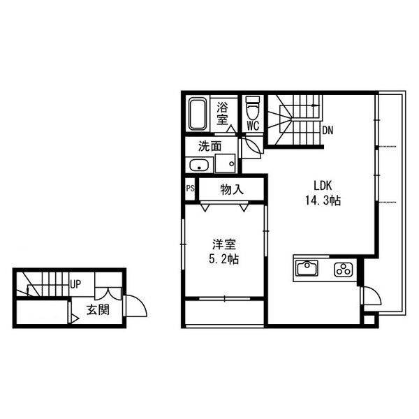 フォレストメゾン南鴻池 間取り図