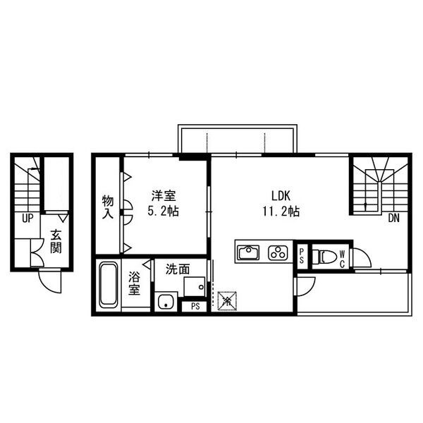 フォレストメゾン南鴻池 間取り図