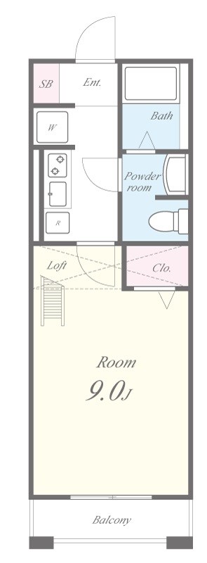 コンフォート三條 間取り図