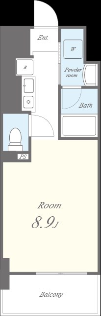 N　Residence　新今宮 間取り図