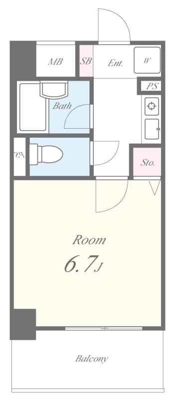 サンイースト江坂 間取り図