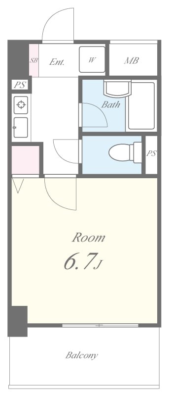 サンイースト江坂 間取り図