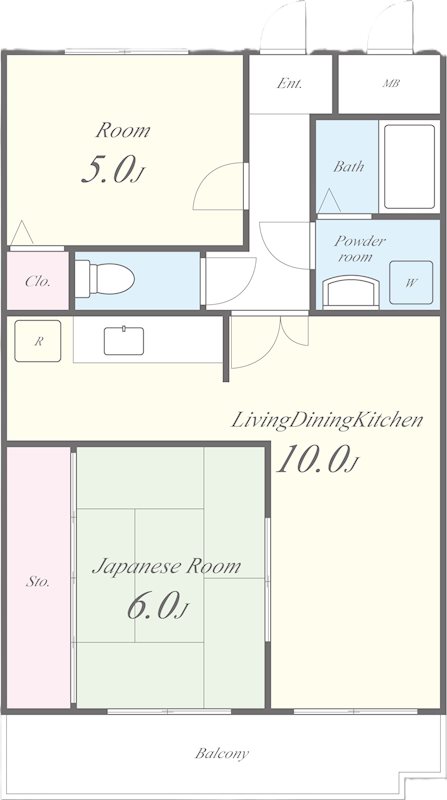 グランドールY 間取り図