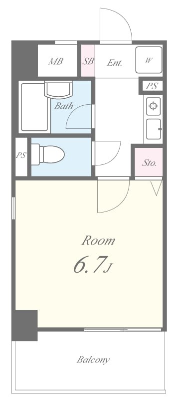 サンイースト江坂 間取り図