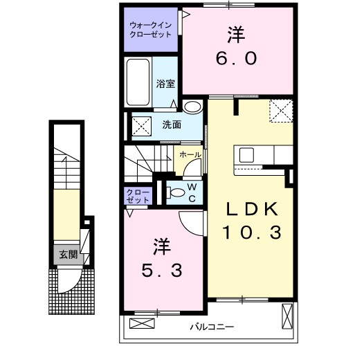 グランノーブルⅡ 間取り図