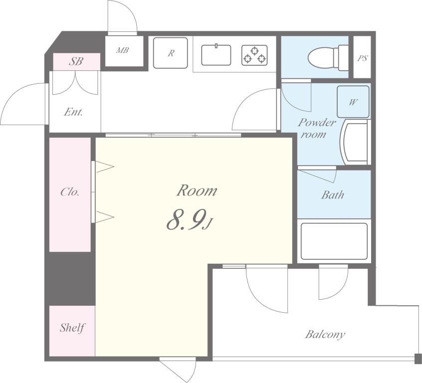 クレイラ西早稲田 間取り図