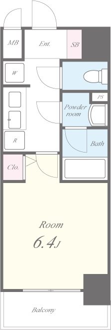 グランパシフィック巽中　 間取り図