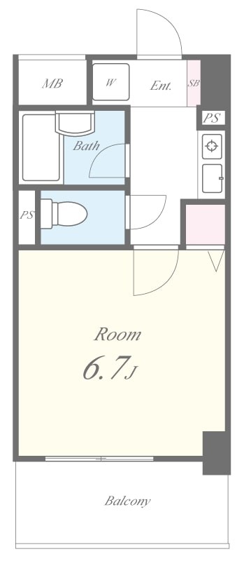 サンイースト江坂 間取り図