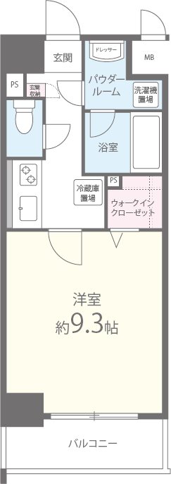 コージーコート 間取り図