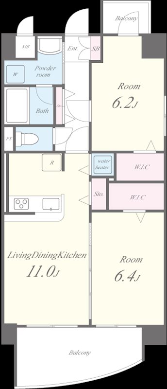 Flourish SⅠ 間取り図