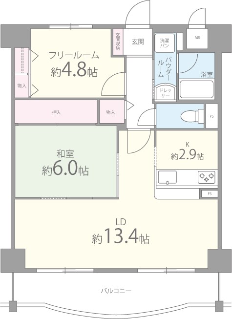 エクセレント・バーツ 間取り図