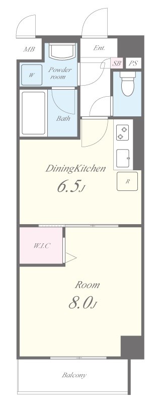 コンフォートすずらん 間取り図