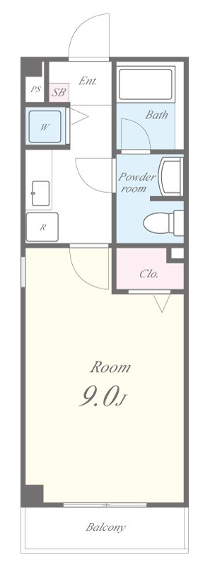 メゾンアイリス 間取り図