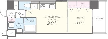 エスポアール福島 間取り図