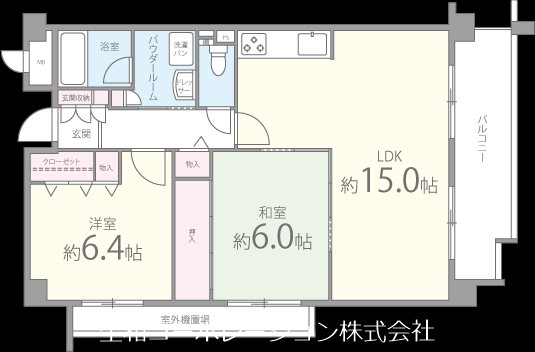 シャルマンドミール 間取り図