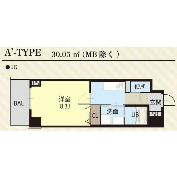 パークヒル新石切 間取り図