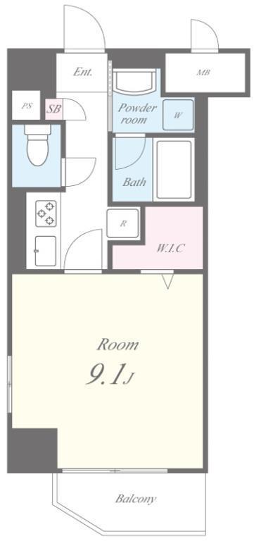 アルシェ新宿 間取り図