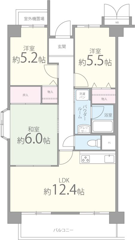 プレミール２８ 間取り図