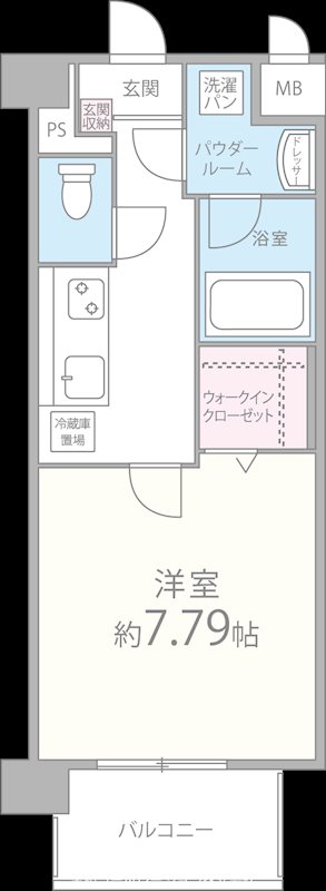 カサアスール 間取り図