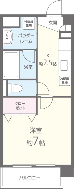 コージーコート 間取り図