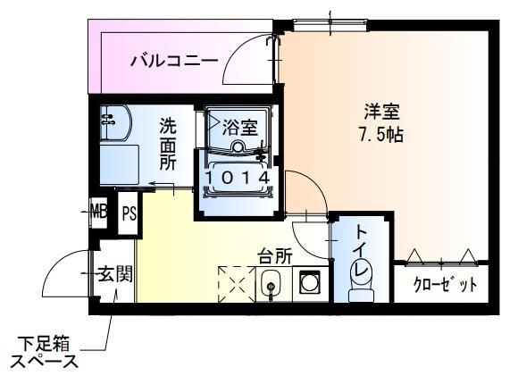 フジパレス長田　サウス 間取り図