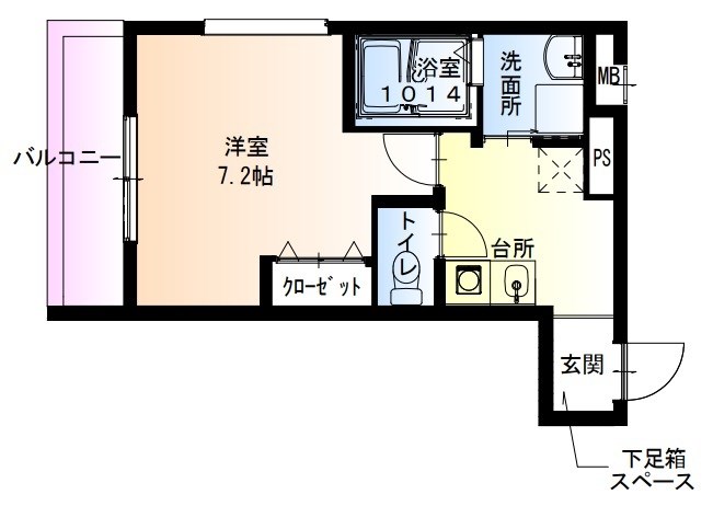 フジパレス長田　サウス 間取り図